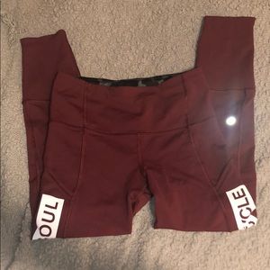 soul cycle x lululemon leggings